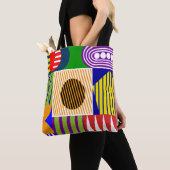Tote Bag Collage de forme Bauhaus (De près)