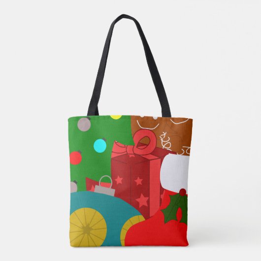 Tote Bag Collage de Noël (Dos)