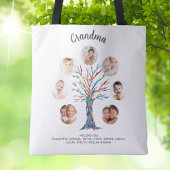 Tote Bag Collage de photos de grand-mère