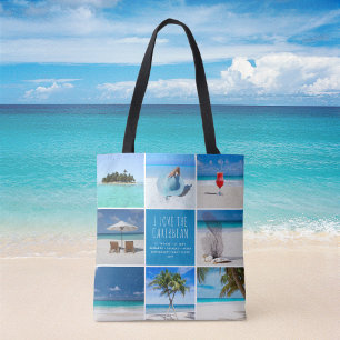 Tote Bag Collage de photos de voyage do-it-yourself destina