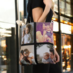 Tote Bag Collage de photos Unique Personnalisé 8 Photos<br><div class="desc">Photo Collage Unique Personnalisé Sac 8 Modèle photo de Ricaso</div>