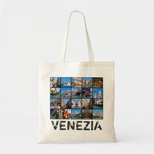 Tote Bag Collage de Venise (Devant)