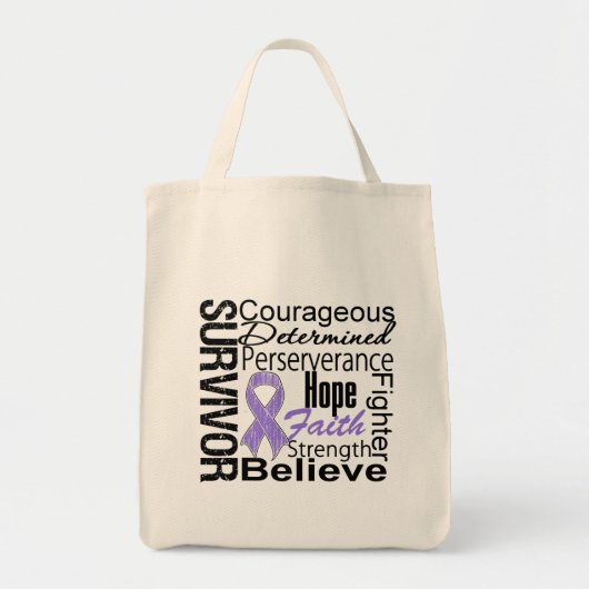 Tote Bag Collage des survivants du lymphome de Hodgkins (Devant)