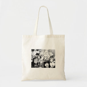 Tote Bag Collage du panneau manga pour fille Anime