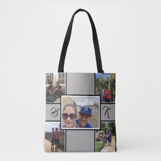 Tote Bag Collage Fourre-tout d'image (Devant)