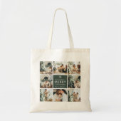 Tote Bag Collage Moderne « Joyeux Noël » Multi Photo  (Devant)