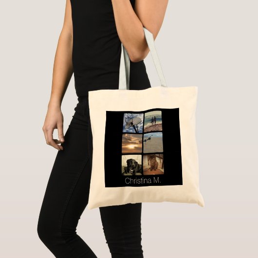 Tote Bag Collage multi fait sur commande d'image de (Devant (produit))