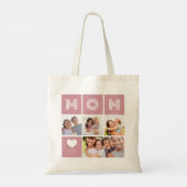 Tote Bag Collage photo Blush Pink Mom (Dos)