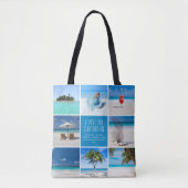 Tote Bag Collage photo de voyage sur mesure DIY (Devant)
