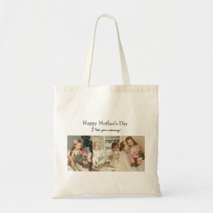Tote Bag Collage photo et message - Cadeau personnalisé