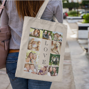 Tote Bag Collage photo Family Love