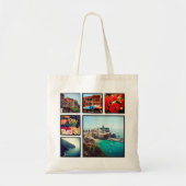 Tote Bag Collage photo Instagram personnalisé (Devant)