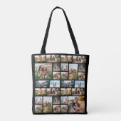 Tote Bag Collage photo personnalisé 32 (Dos)