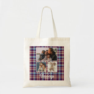 Tote Bag Collage photo simple et chic   Amour avec coeur