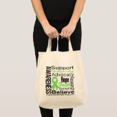 Tote Bag Collage - Sensibilisation à la santé mentale (Devant (produit))