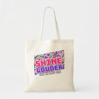 Tote Bag Collage Shine Louder Y2K pour les jours sur le cam