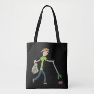 Tote Bag Collecte de journaux et cueillette de documents
