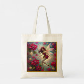 Tote Bag Collection de fées de Noël - Cheveux d'Auburn (Dos)