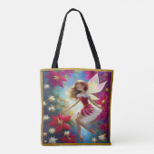 Tote Bag Collection de fées de Noël - Cheveux de gingembre  (Dos)