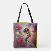 Tote Bag Collection de fées de Noël - Cheveux naturels Brow (Dos)