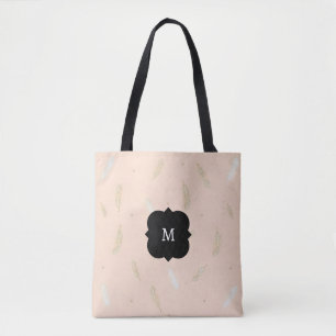 Tote Bag Collection de luxe Boho Moderne Plumes