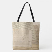 Tote Bag Collection de manuscrits de musique Beethoven (Devant)