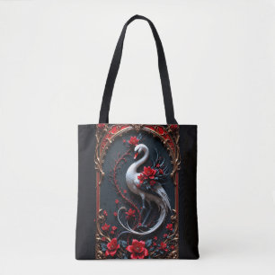 Tote Bag Collection de mariage Elegant Cygne Blanc