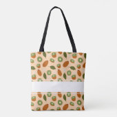 Tote Bag Collection de Motifs de paniers de fruits - Kiwi (Dos)