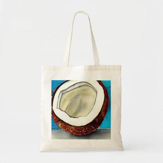 Tote Bag Collection de noix de coco Abstraite (Devant)