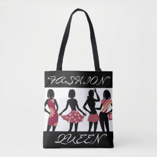TOTE BAG COLLECTION DE REINE D'ACHATS