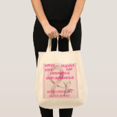 TOTE BAG COLLECTION D'IMPRIMANTES ROSE (Devant (produit))
