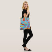 Tote Bag Collection d'objets d'été pour l'été à (Sur le modèle)