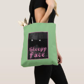 Tote Bag Collection Face Sleepy : Fourre-tout Tout-Sur-Impr (De près)
