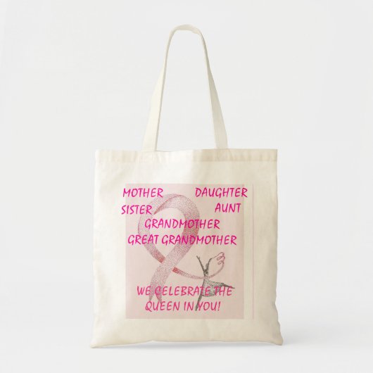 TOTE BAG COLLECTION PRINCESSE ROSE (Devant)