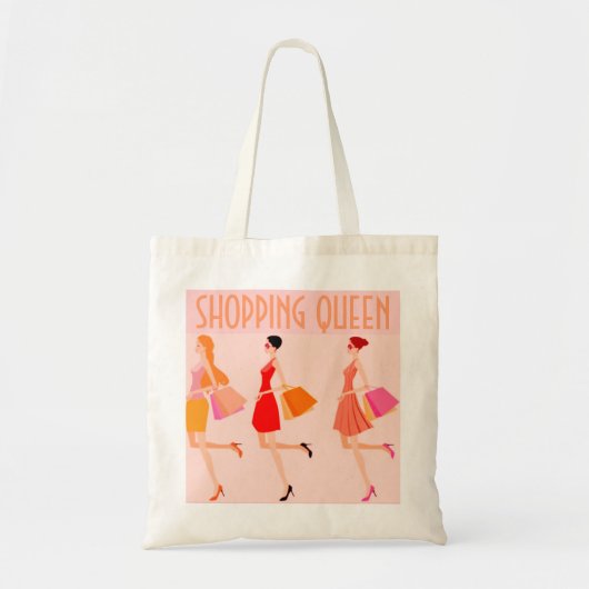 TOTE BAG COLLECTION SHOPPING QUEEN (Devant)