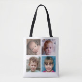 Tote Bag Coller ajouter vos propres photos personnalisées b (Devant)