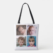 Tote Bag Coller ajouter vos propres photos personnalisées b (Dos)