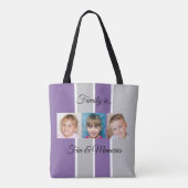 Tote Bag Coller ajouter vos propres photos personnalisées v (Dos)