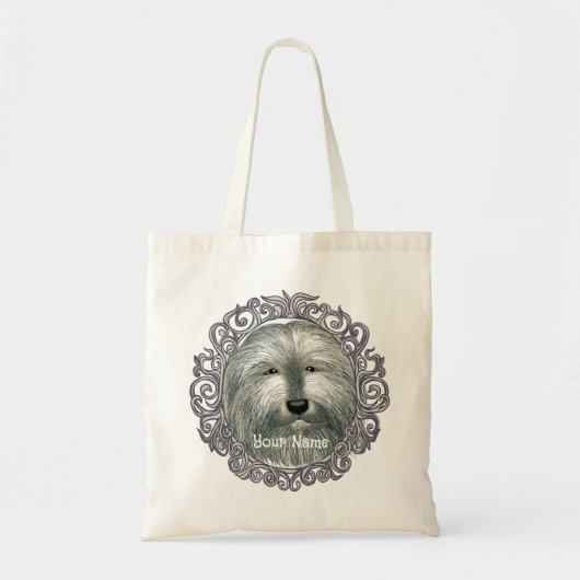 Tote Bag Colley barbu orné (Devant)