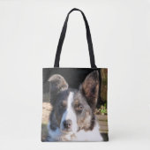 TOTE BAG COLLIE FRONTALIÈRE (Devant)