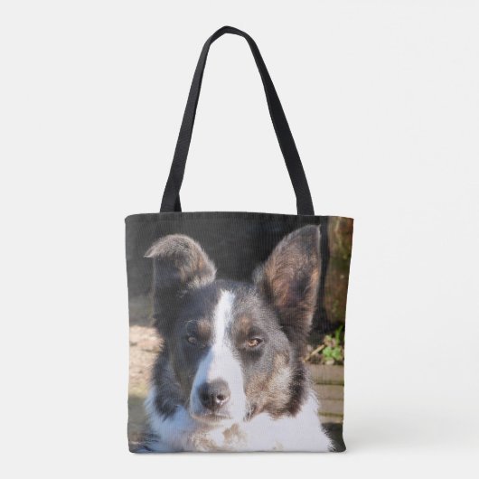 TOTE BAG COLLIE FRONTALIÈRE (Dos)