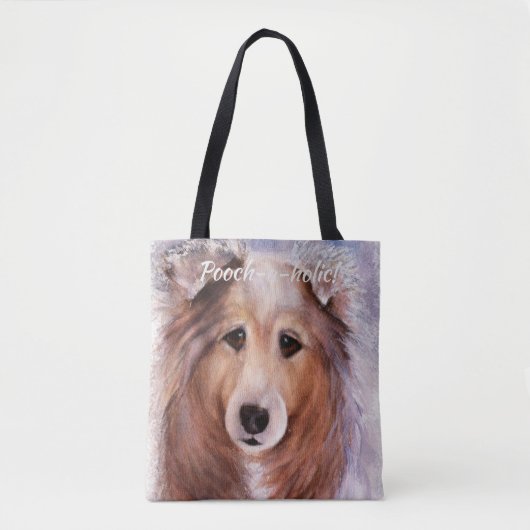 TOTE BAG COLLIE GORGEUSE (Devant)
