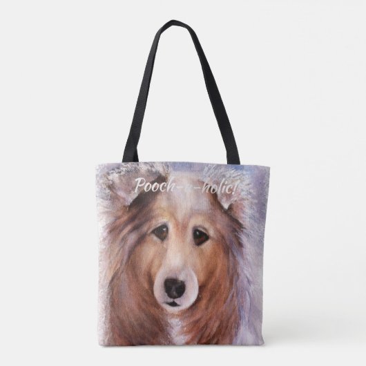 TOTE BAG COLLIE GORGEUSE (Dos)