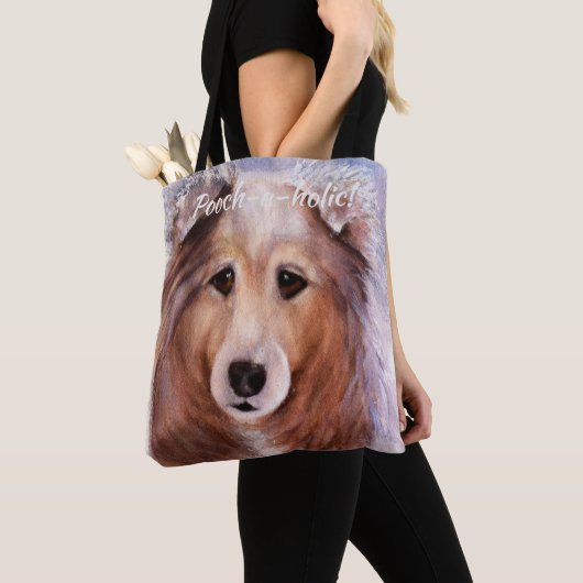 TOTE BAG COLLIE GORGEUSE (De près)