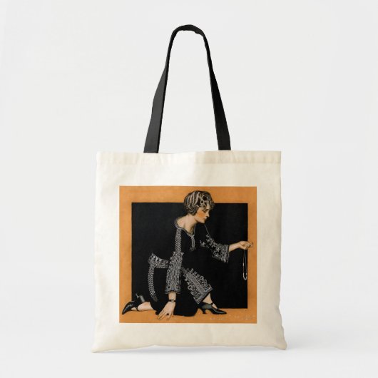 Tote Bag Collier cassé de perle (Devant)