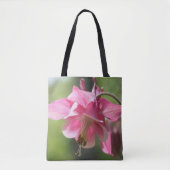 Tote Bag Colonne rose - Fleur (Devant)