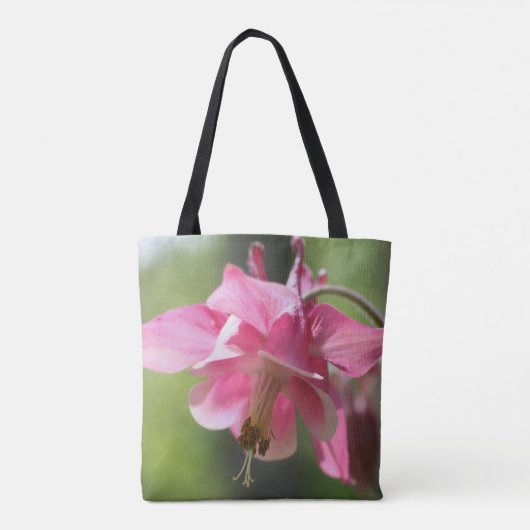 Tote Bag Colonne rose - Fleur (Dos)
