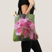 Tote Bag Colonne rose - Fleur (De près)