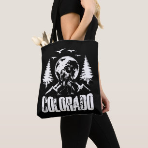 Tote Bag Colorado Jour Bigfoot Randonnée Vintage