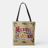 Tote Bag Coloré 1876 Joyeux Noël (Dos)